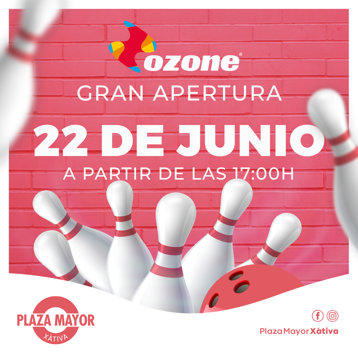 Llega Ozone Bowling a Plaza Mayor Xàtiva